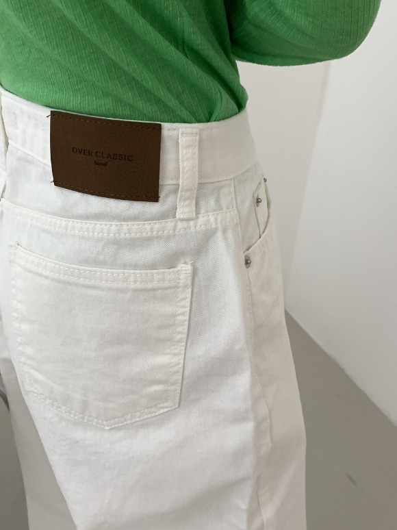 wide cotton jean/2color